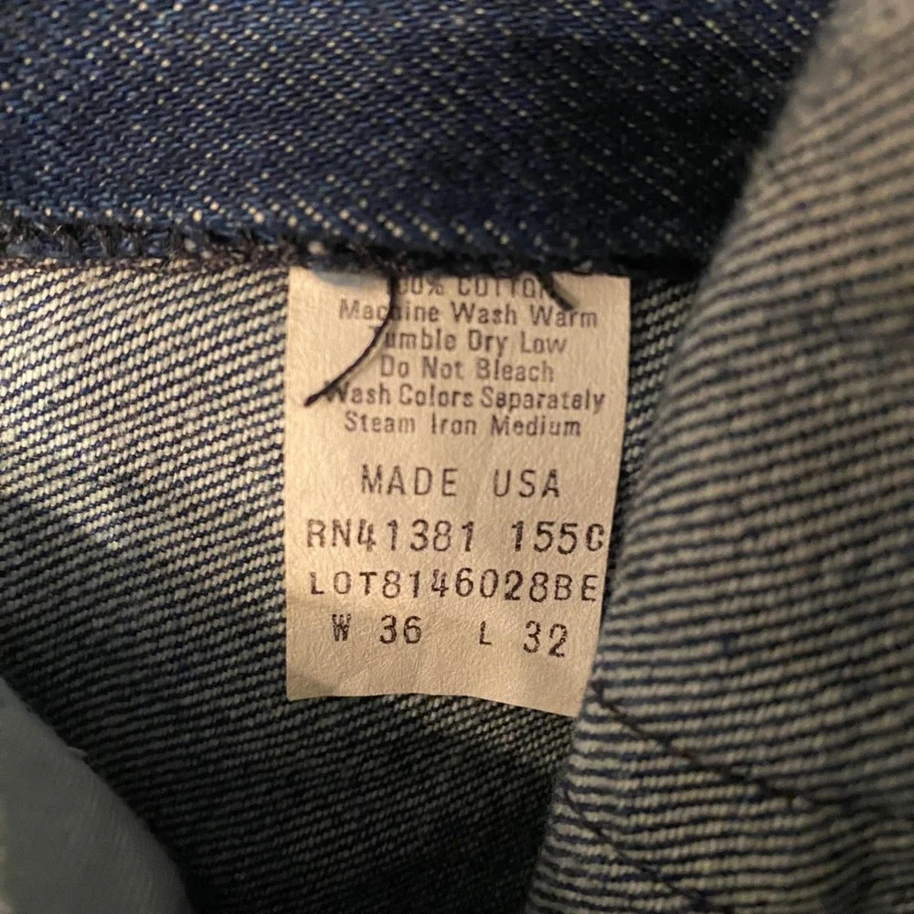 Polo Ralph Lauren Authentic Dungarees USA Blue Straight Leg Jeans W34 L32